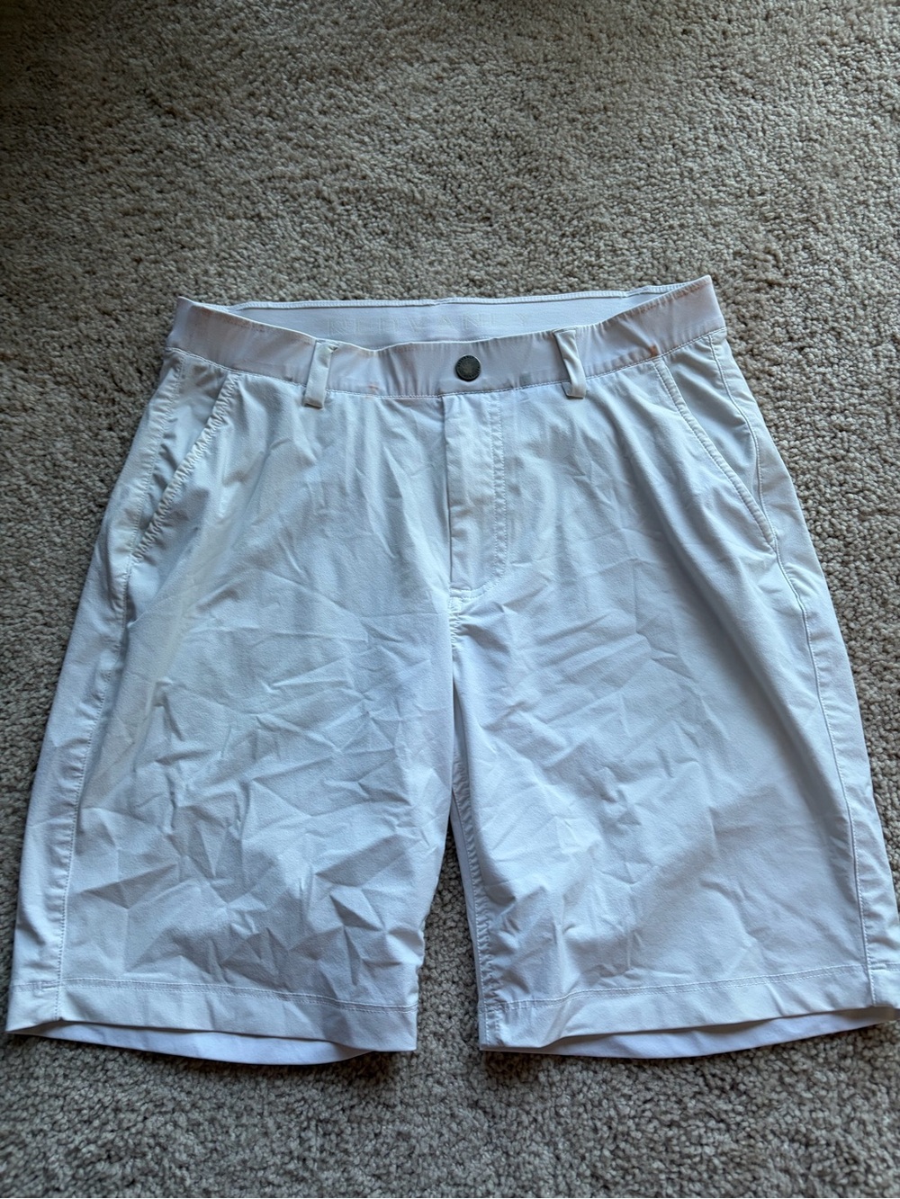 Redvanly Golf Shorts White